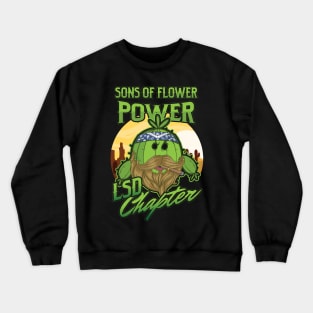 Sons of Flower Power-funny Biker Gift-Rider Gift Crewneck Sweatshirt